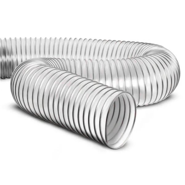 لوله خرطومی پی وی سی فنردار قطر 45 سانت